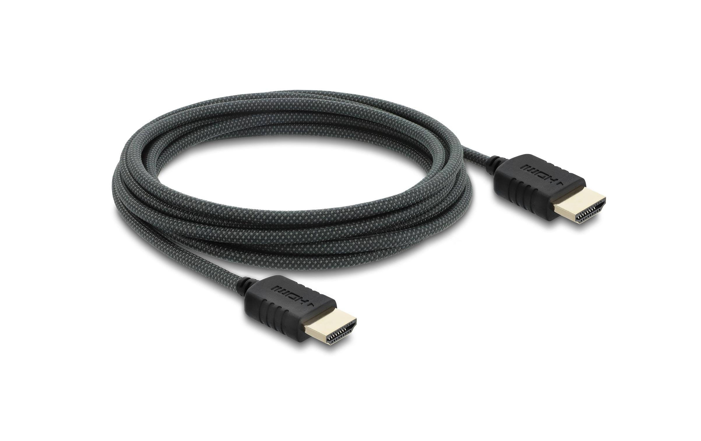 Delock High Speed HDMI Kabel Koaxial, 8K, 60 Hz, 48 Gbps, Geflechtmantel kaufen Schweiz | Mediatech.ch