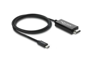 Delock USB Type-C zu HDMI Kabel Koaxial, 4K, 60 Hz, Geflechtmantel, 1 m kaufen Schweiz | Mediatech.ch