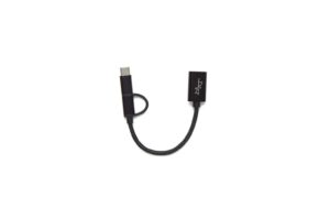 Playtronica USB-Adapter 2-in-1 Micro-USB USB-C Schwarz 0.1 m kaufen Schweiz | Mediatech.ch