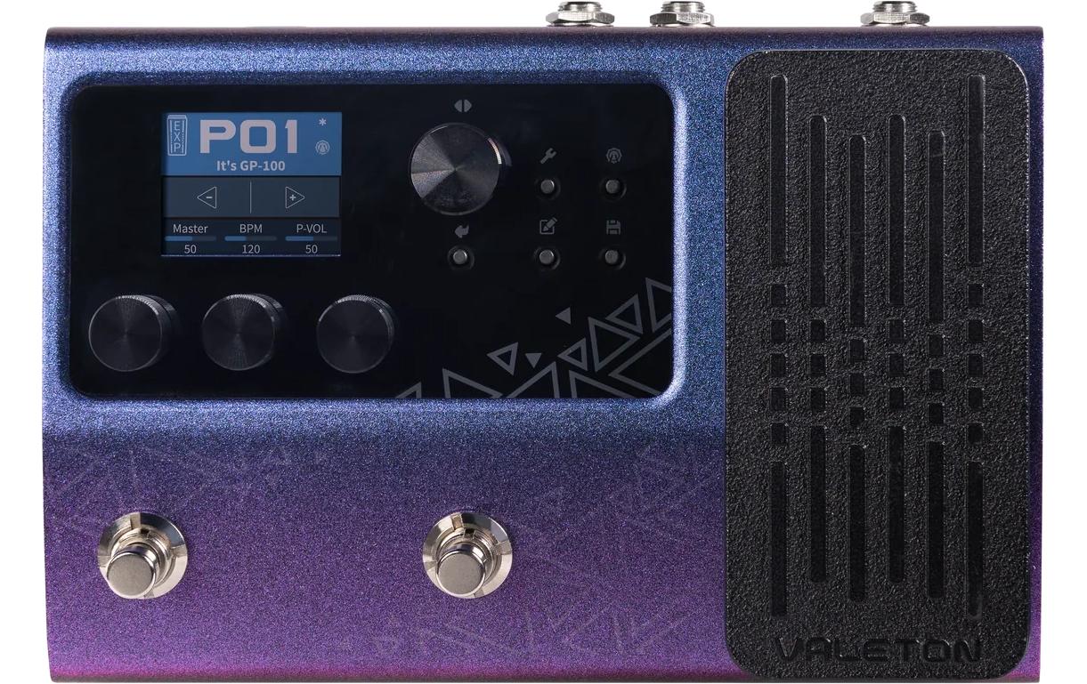 Valeton GP-100VT Multieffektprozessor mit Expression-Pedal kaufen Schweiz | Mediatech.ch