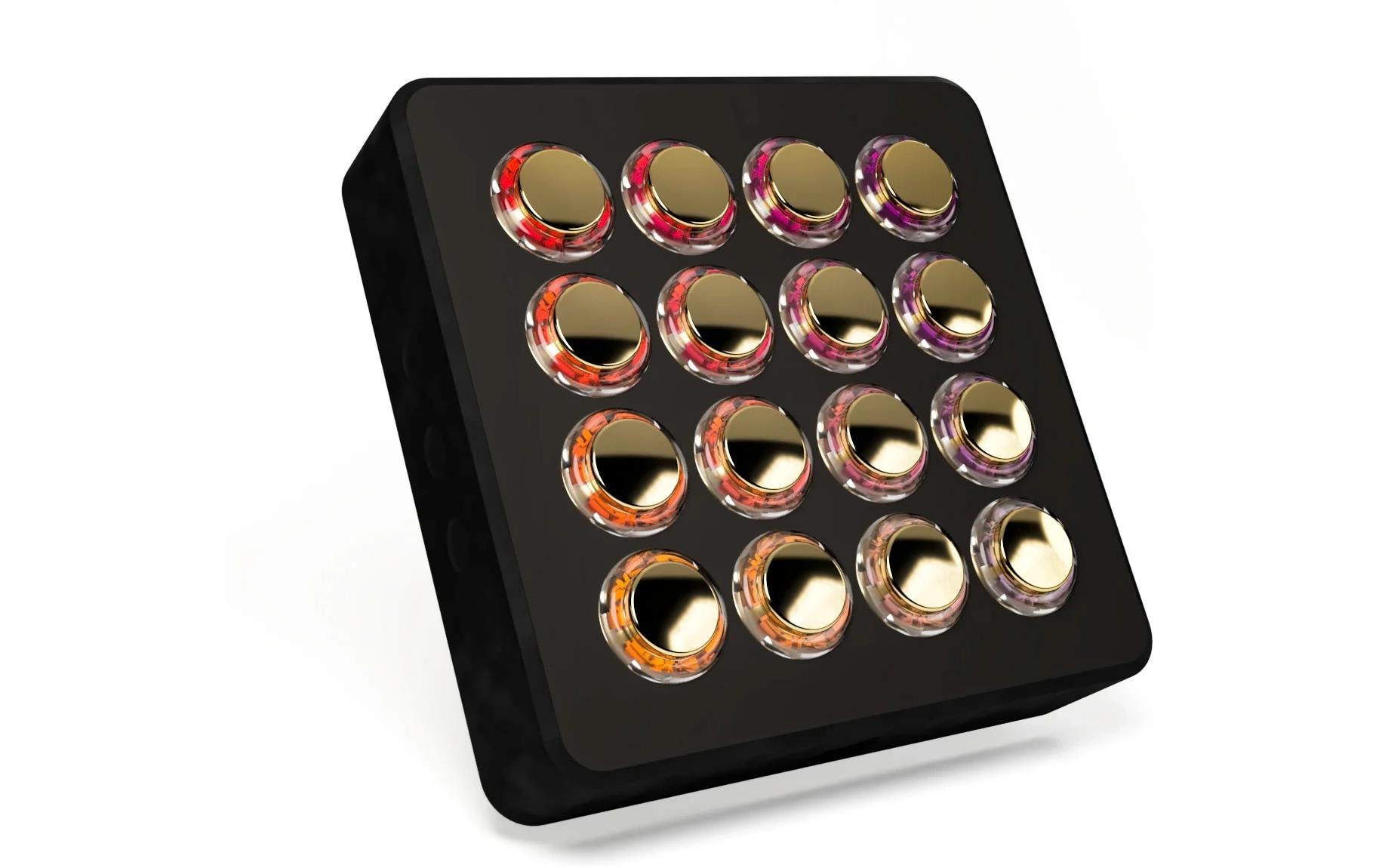 2219964 - Mediatech DJ TECHTOOLS Midi Fighter Spectra Limited Edition Gold, 16 Pads, USB kaufen Schweiz | Mediatech.ch