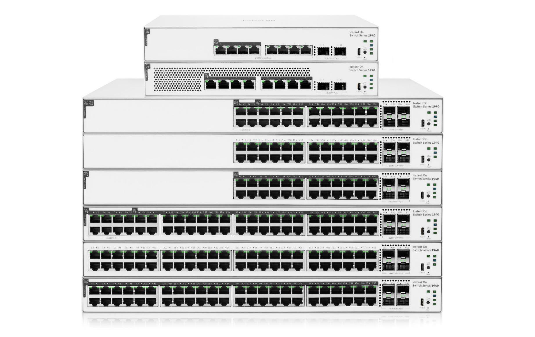 2220088_2 - Mediatech HP 1940-24G: 24 Port RJ45 1Gb Switch 240W limited lifetime warranty