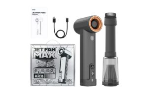 KiCA Jet Fan Max Vacuum Kit Schwarz kaufen Schweiz | Mediatech.ch