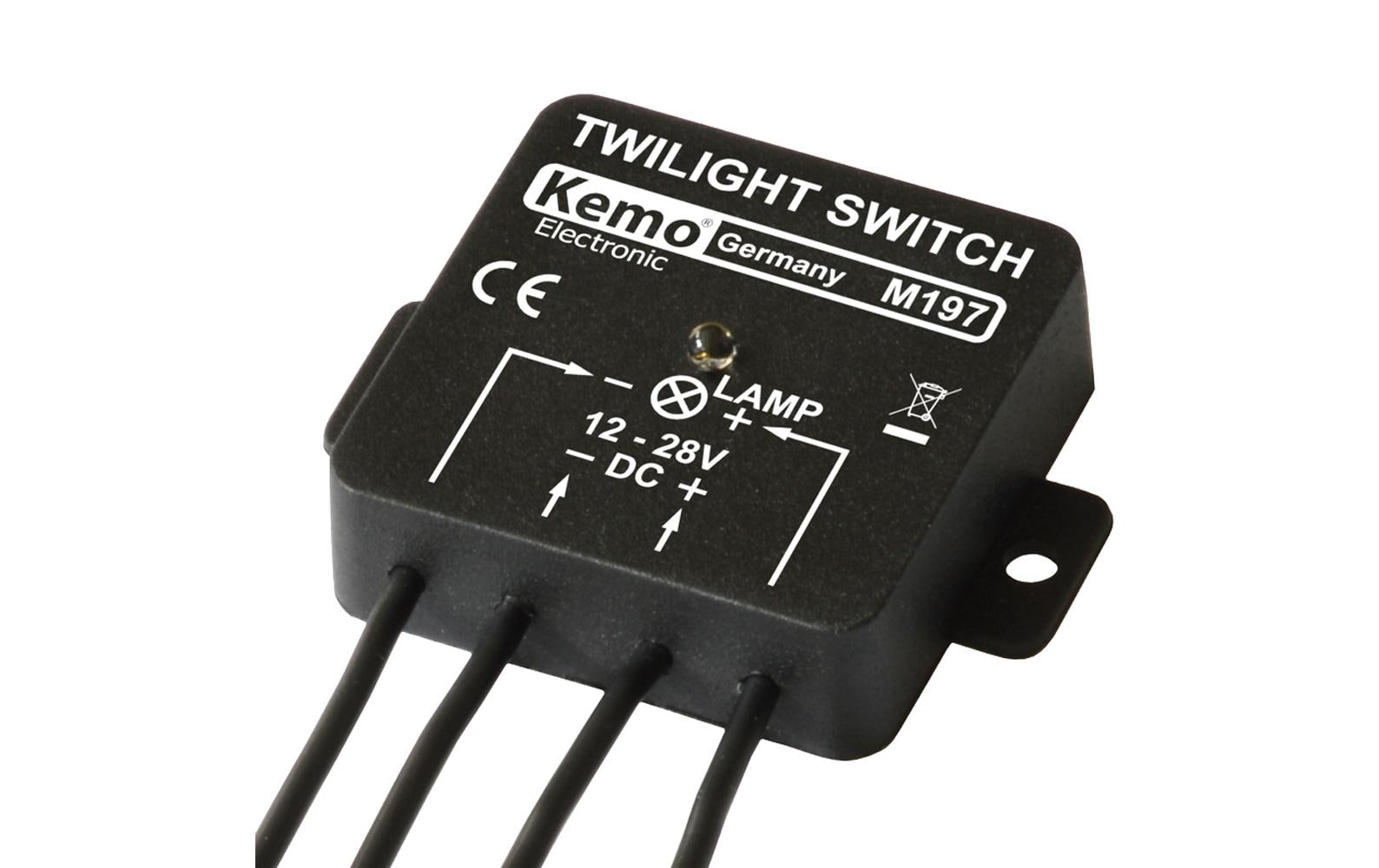 Kemo Electonic Dämmerungsschalter 12-28 V/DC kaufen Schweiz | Mediatech.ch