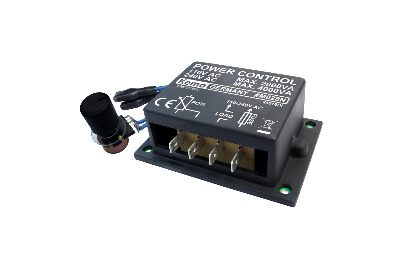 Kemo Electonic Leistungsregler 110 - 240 V/AC 4000 VA kaufen Schweiz | Mediatech.ch
