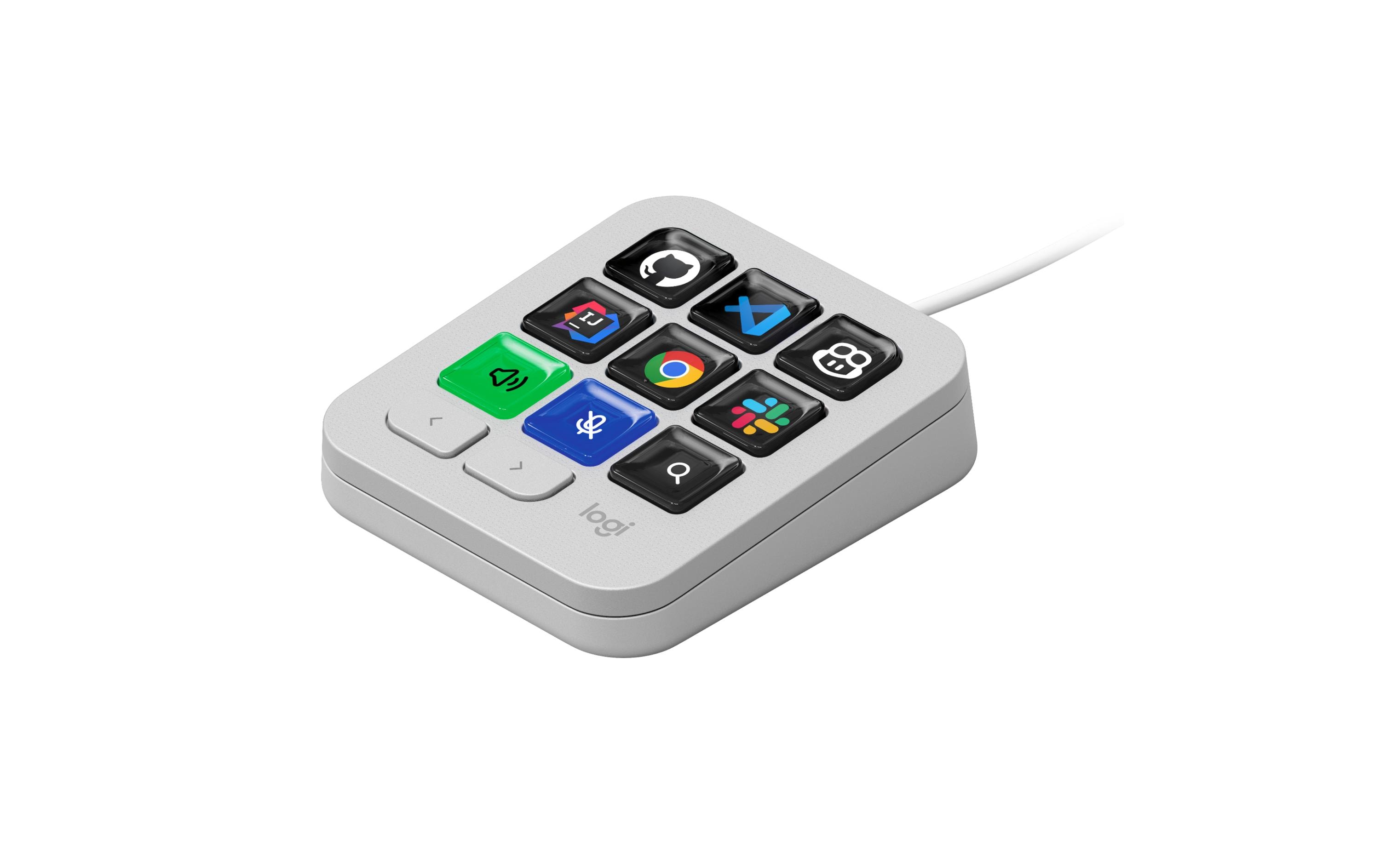 Logitech MX Creative Console pale grey programmierbare Konsole für Entwickler kaufen Schweiz | Mediatech.ch