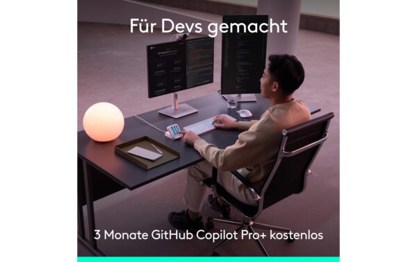 Logitech MX Creative Console pale grey programmierbare Konsole für Entwickler