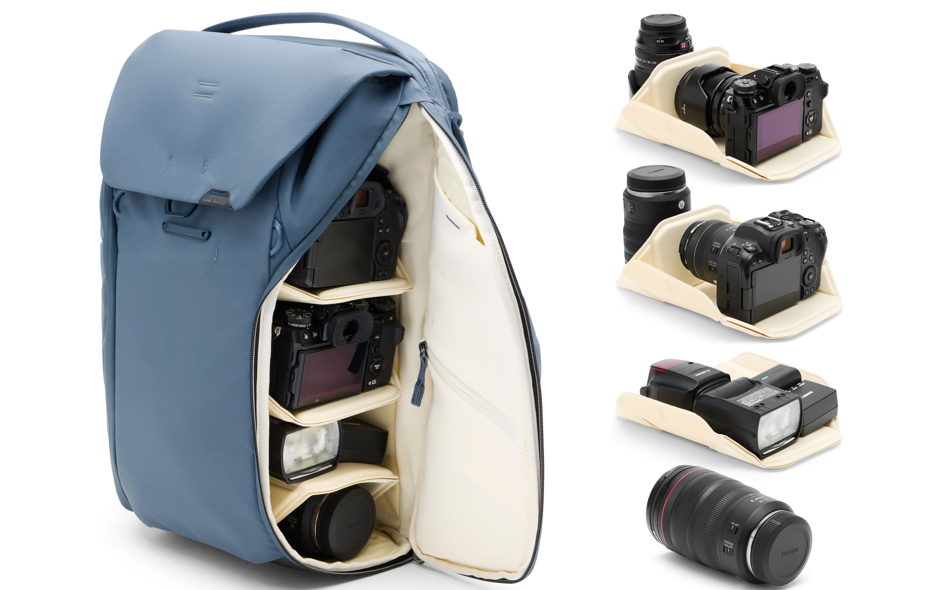 2223758_3 - Mediatech Peak Design Everyday Backpack v2 30 l, Blau, Wasserfest