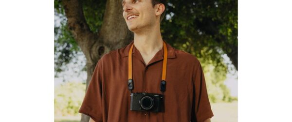 Peak Design Camera Strap Leather, Amber, Neck