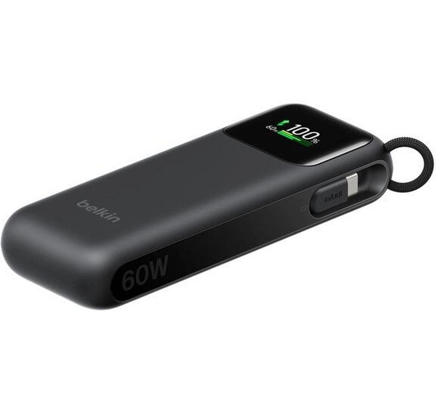 2227628_1 - Mediatech BELKIN UltraCharge Smart Display PB 11K PD60W, USB-C Kabel, Schwarz