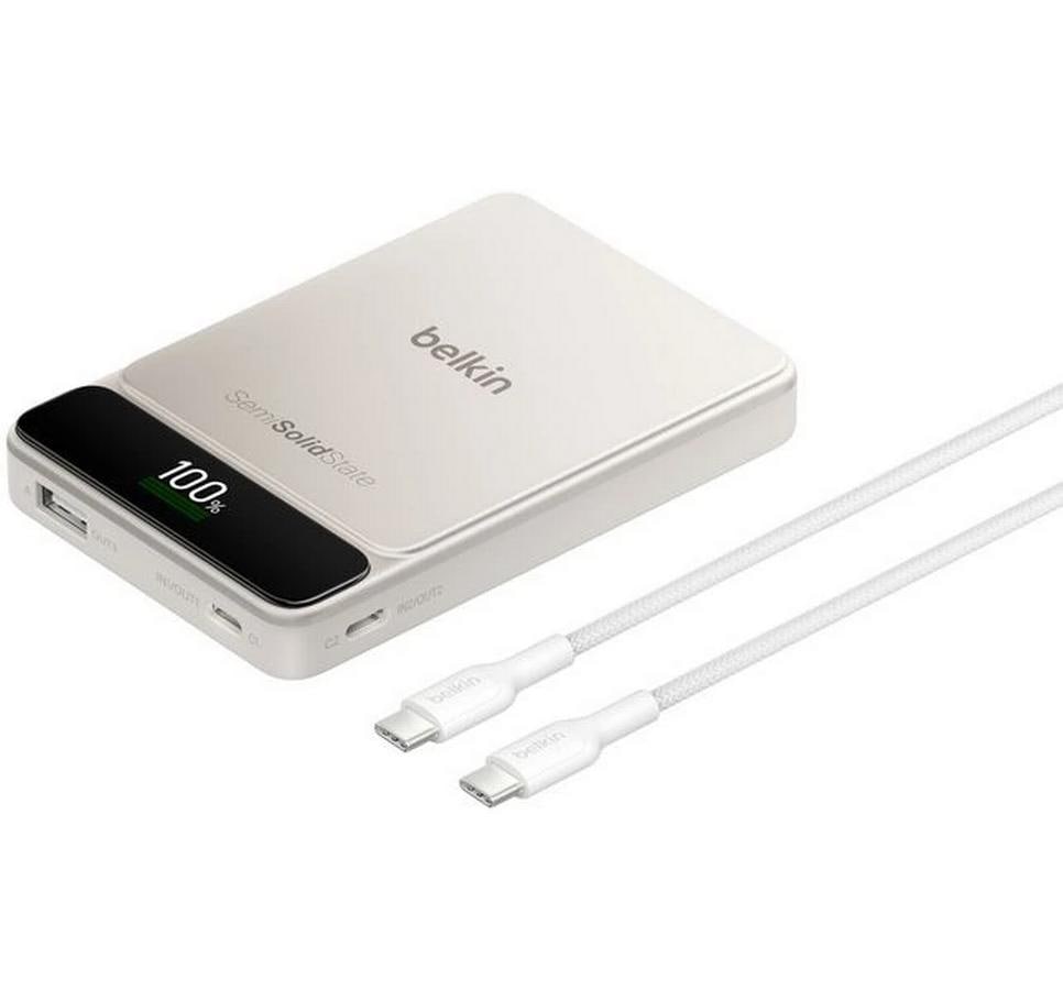 2227633_1 - Mediatech BELKIN UltraCharge Pro PB 10K, Sand PD60W, BoostSolid Cell, Display