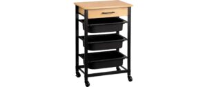 Kesper Servierwagen Metall/MDF, B 47 x T 37 x H 81, 5 cm kaufen Schweiz | Mediatech.ch
