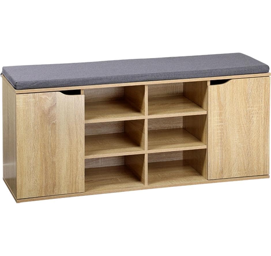 Kesper Schuhschrank mit Sitzkissen B 103 x H 48 x T 30, 5 cm, Braun kaufen Schweiz | Mediatech.ch