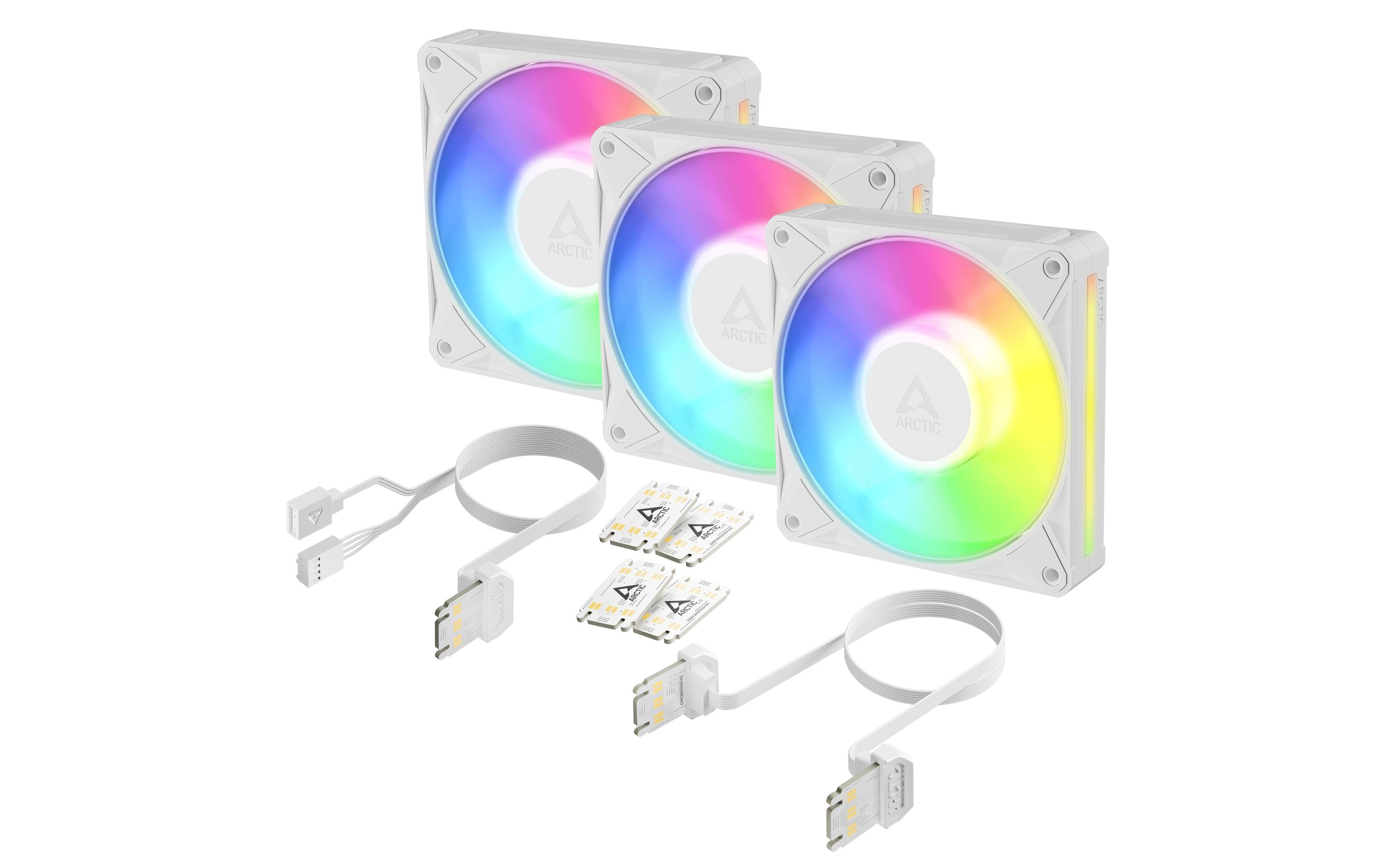 Arctic Cooling Gehäuselüfter Arctic BioniX P12 ARGB Weiss, 3er Pack kaufen | Mediatech.ch