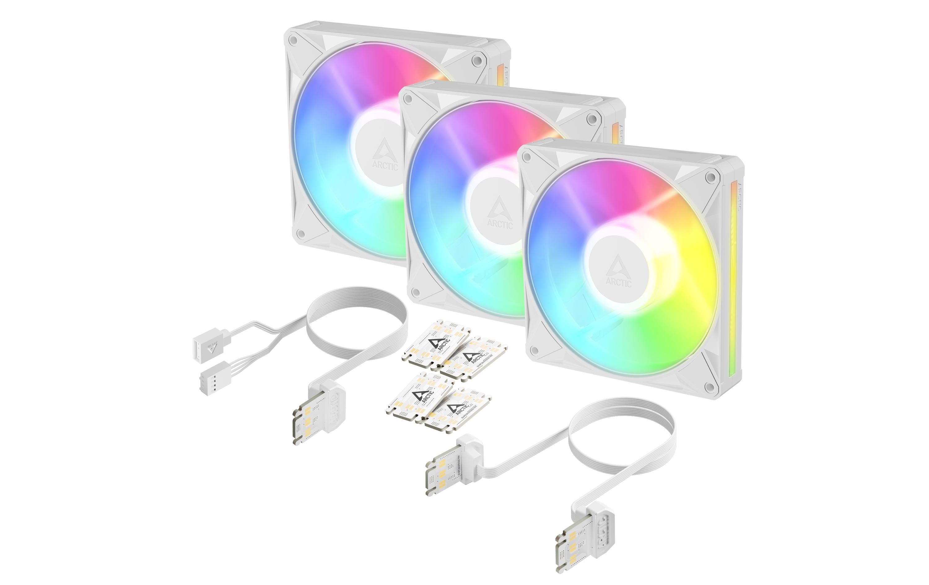 Arctic Cooling Gehäuselüfter Arctic BioniX P14 ARGB Weiss, 3er Pack kaufen | Mediatech.ch