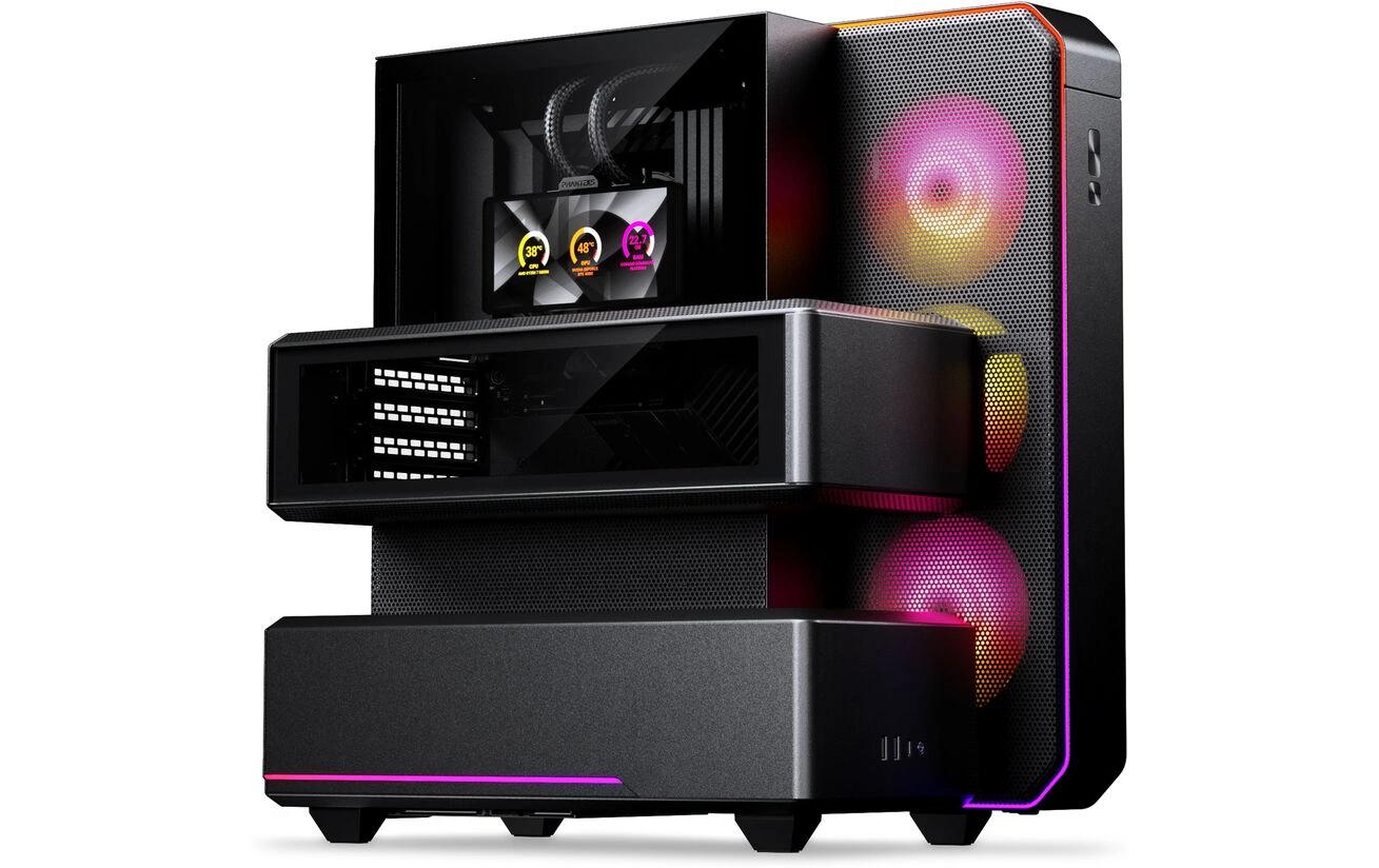 Phanteks Ex5 MAx ATX, Schwarz, inkl. S25 360 ARGB AIO WaKü