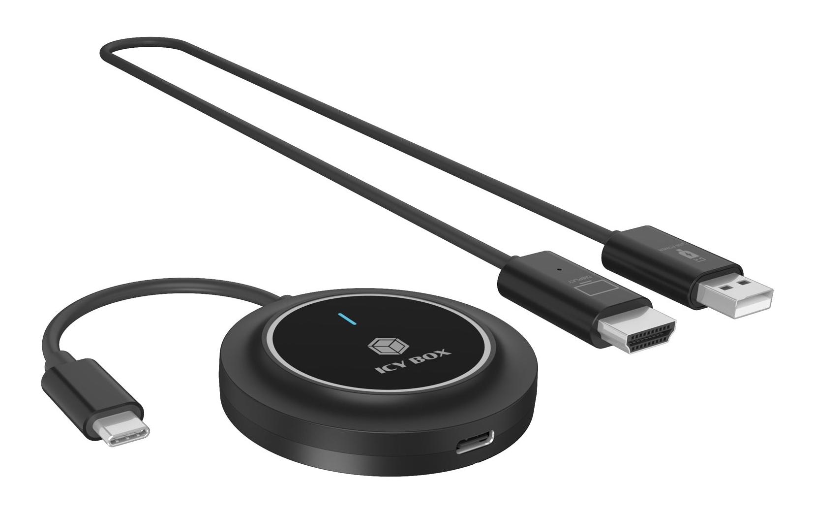 RAIDSONIC Icy Box Transmitter IB-WL101 USB Type-C zu HDMI kaufen | Mediatech.ch