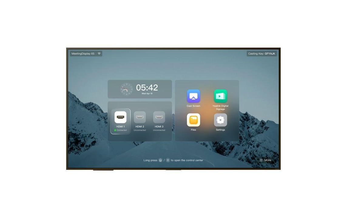 Yealink MD55 Meeting Display 55 55, IPS, 500nits, 7x18h, Speaker 12Wx2 kaufen Schweiz | Mediatech.ch
