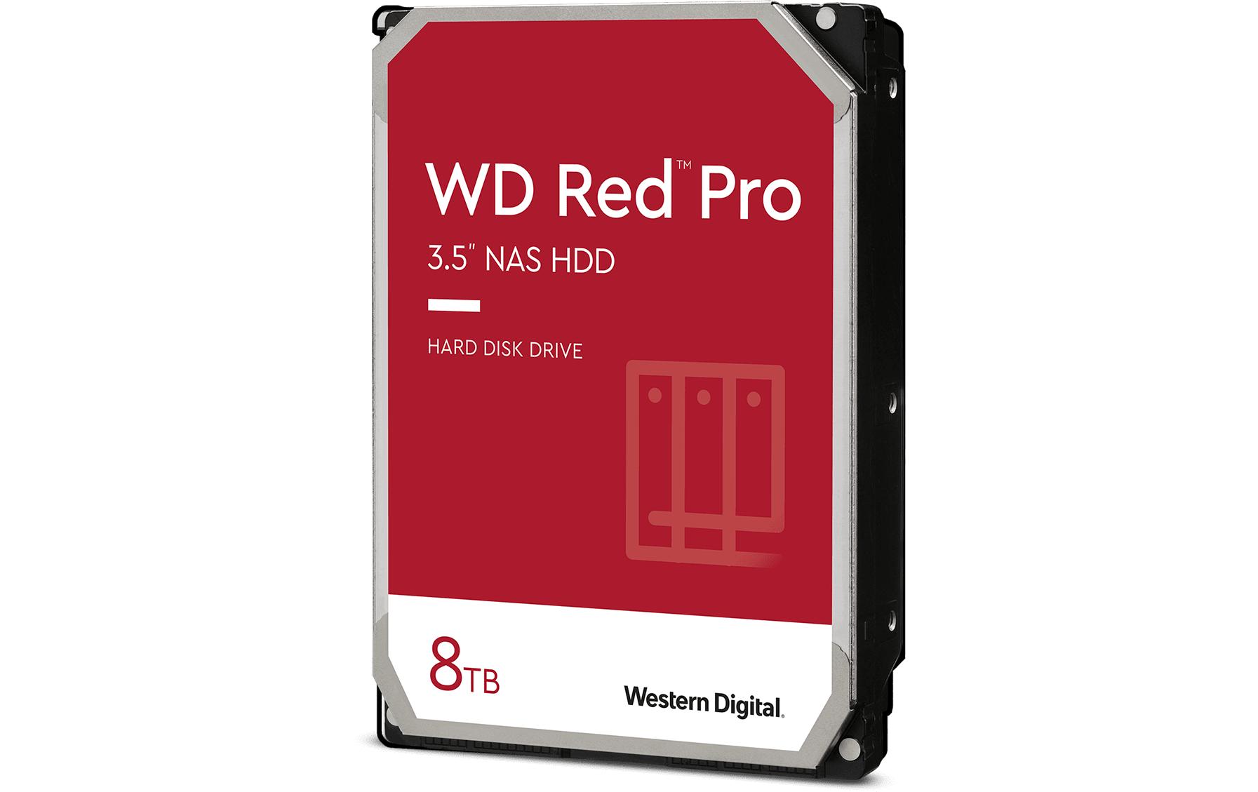 Western Digital WD Red Pro 3.5 8TB SATA 6GB/s, 24x7, 7200rpm, 256MB Cache, CMR kaufen | Mediatech.ch