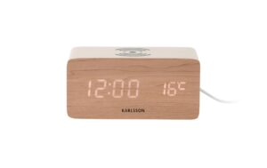 KARLSSON Wecker Block LED White Wash kaufen Schweiz | Mediatech.ch