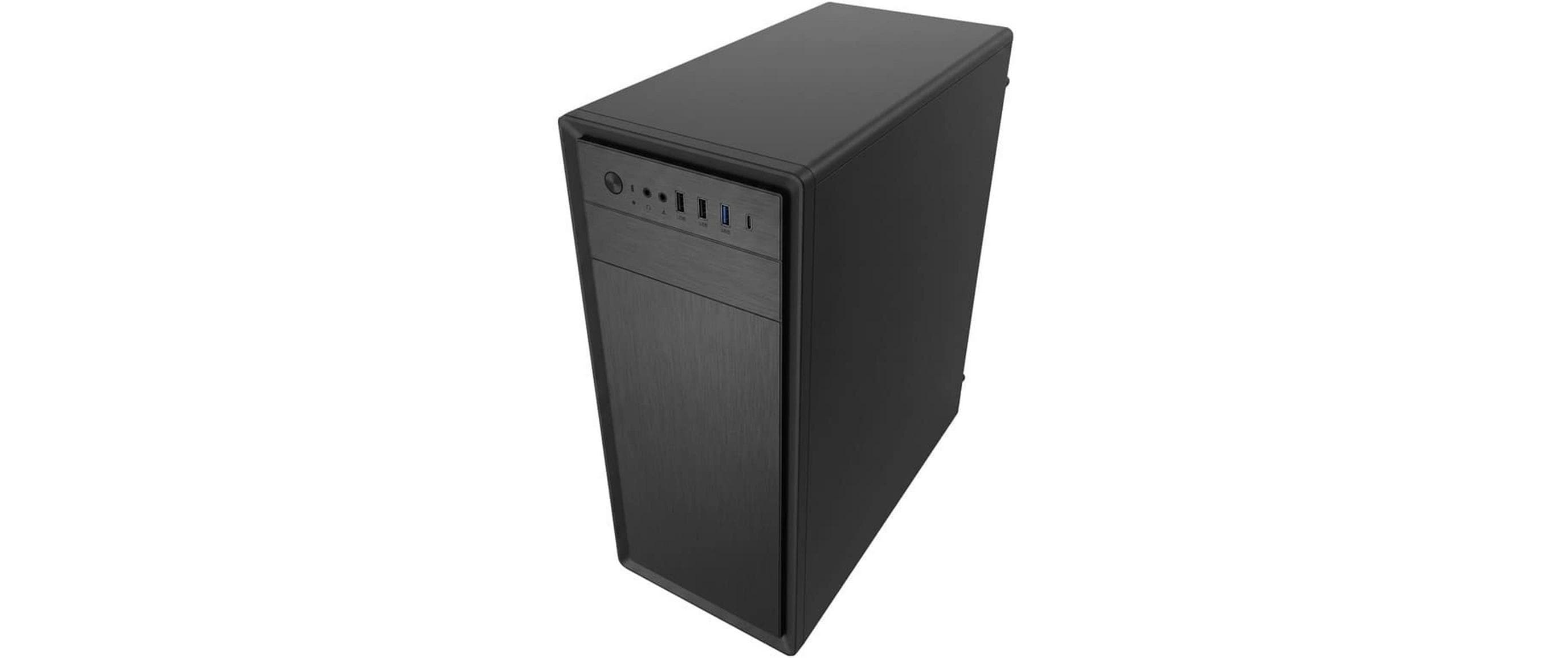 2232638_4 - Mediatech Lc-Power Midi Tower LC-7042B-ON Schwarz, 1x 2, 52, 2x 3, 5, 1x 5.25