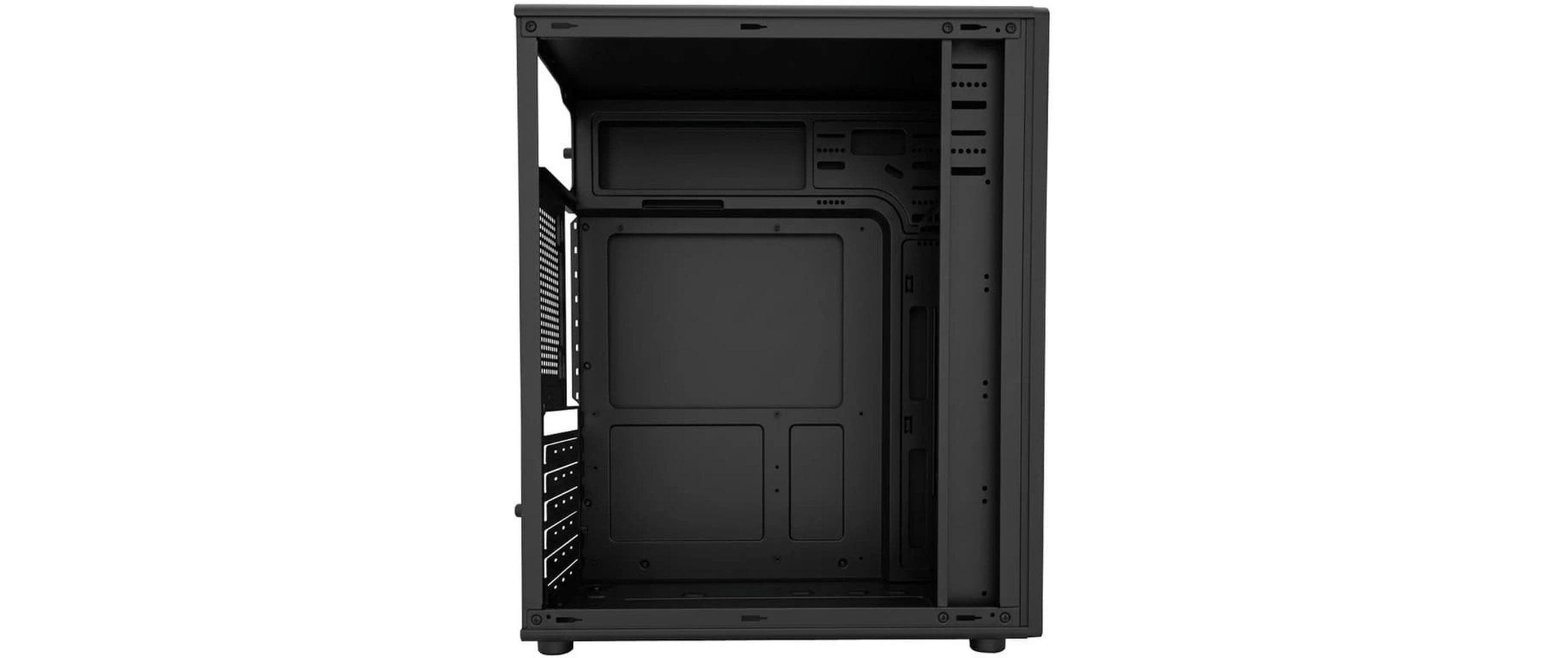 2232638_5 - Mediatech Lc-Power Midi Tower LC-7042B-ON Schwarz, 1x 2, 52, 2x 3, 5, 1x 5.25