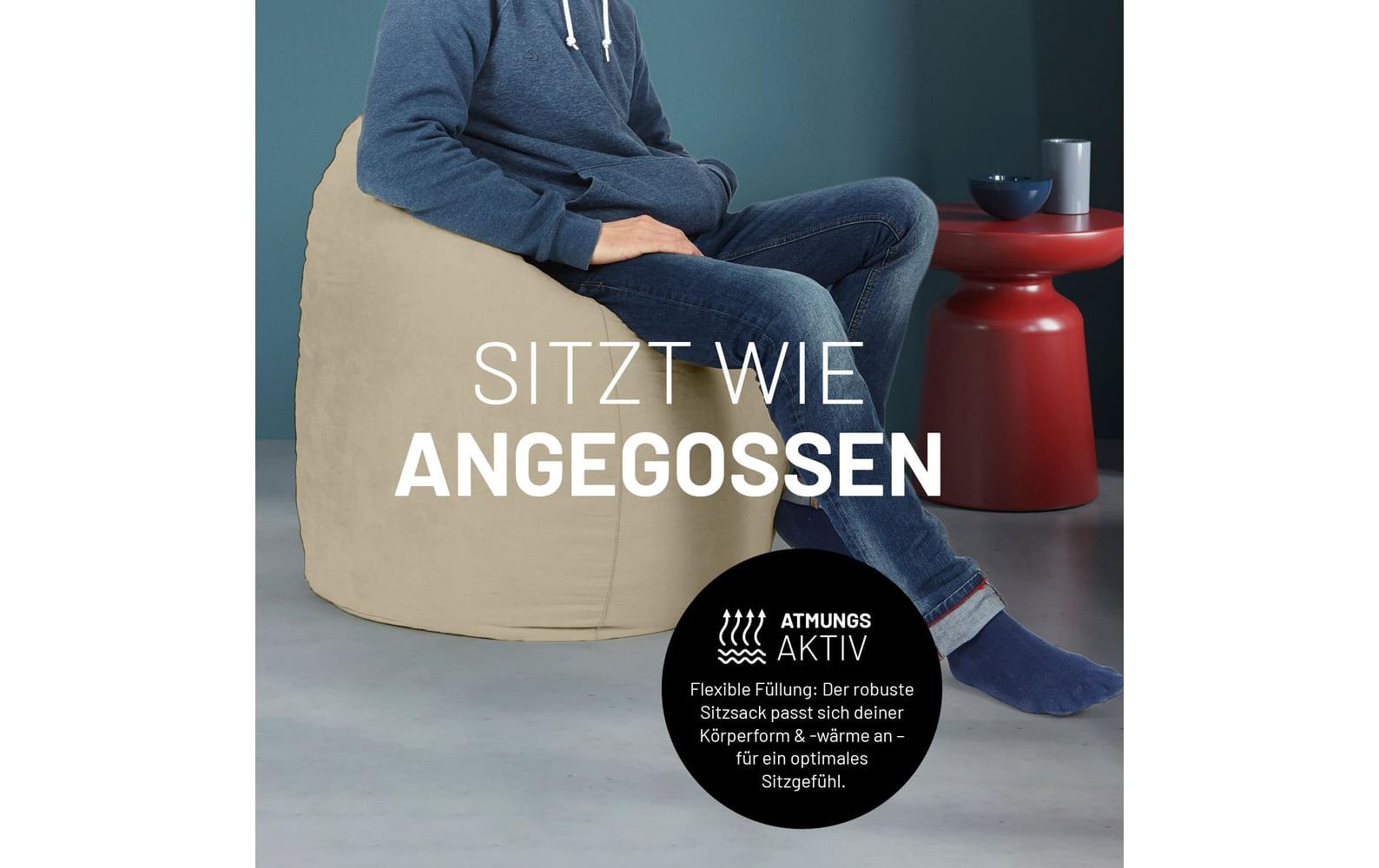 2232707_6 - Mediatech Lumaland Sitzsack In-& Outdoor 120l beige Waschbar