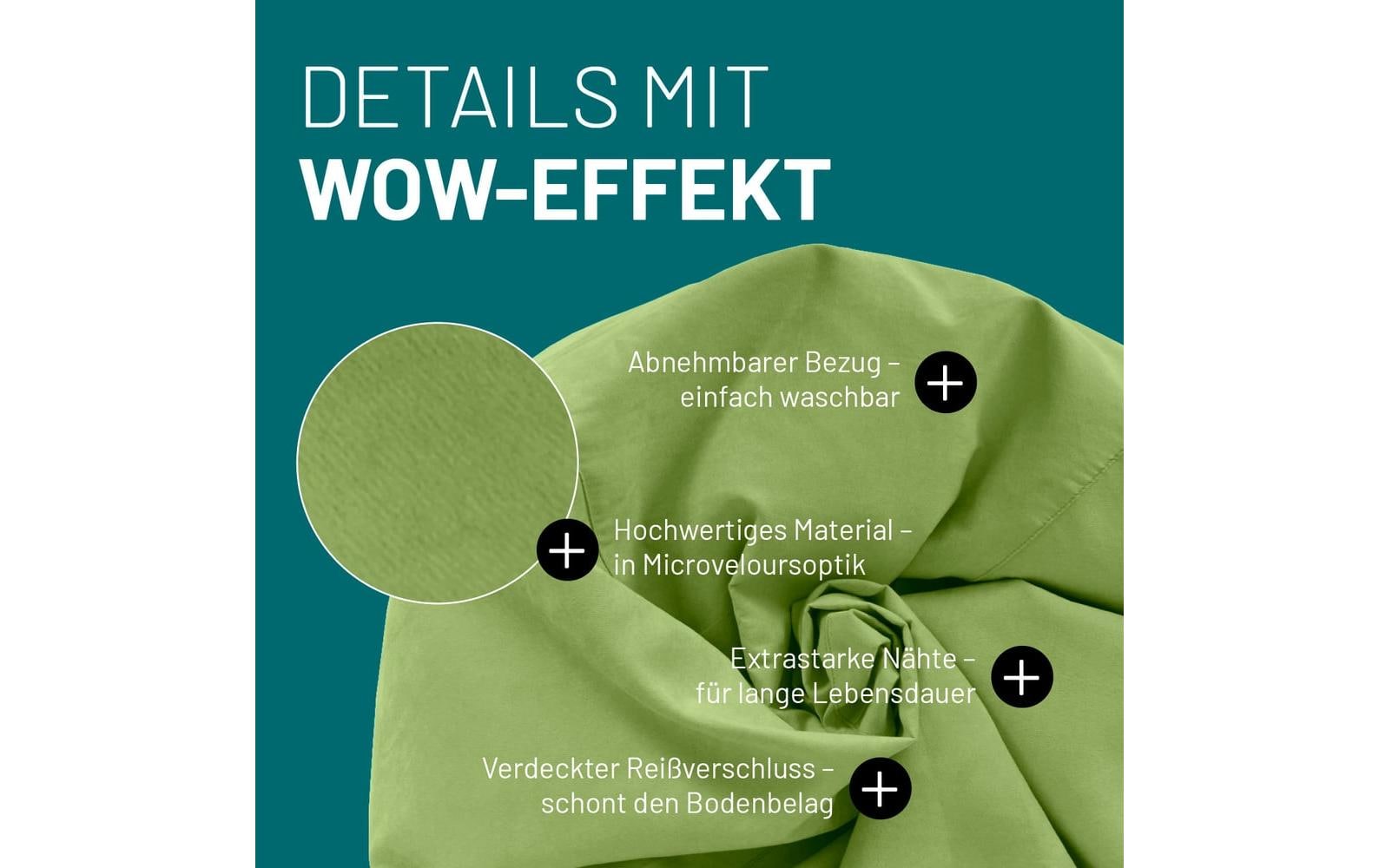 2232710_4 - Mediatech Lumaland Sitzsack 220l grün Waschbar