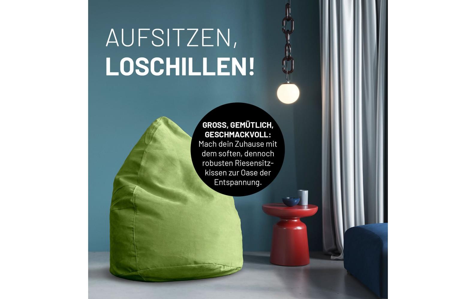 2232710_5 - Mediatech Lumaland Sitzsack 220l grün Waschbar
