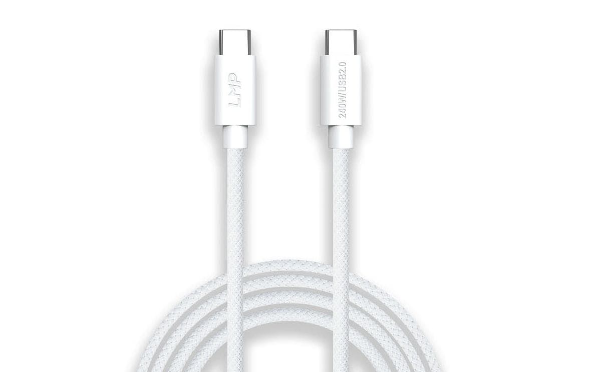 2233107 - Mediatech LMP USB Lade und Datenkabel PLUS C-C 1M weiss, 240W, 48V, 5A, PD3.1 kaufen Schweiz | Mediatech.ch