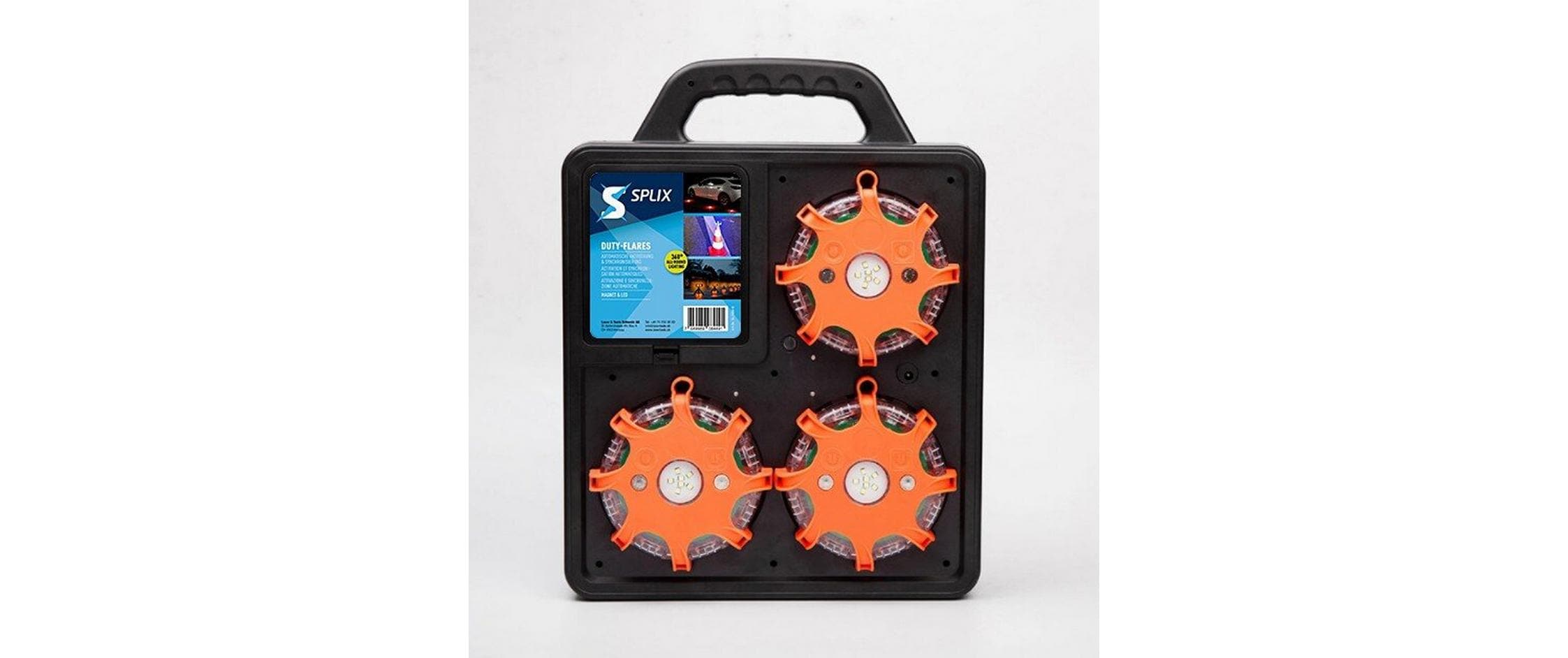 Duty-Flares Splix Signalleuchte 6er Set LED rot/blau/gelb, IP67 kaufen Schweiz | Mediatech.ch