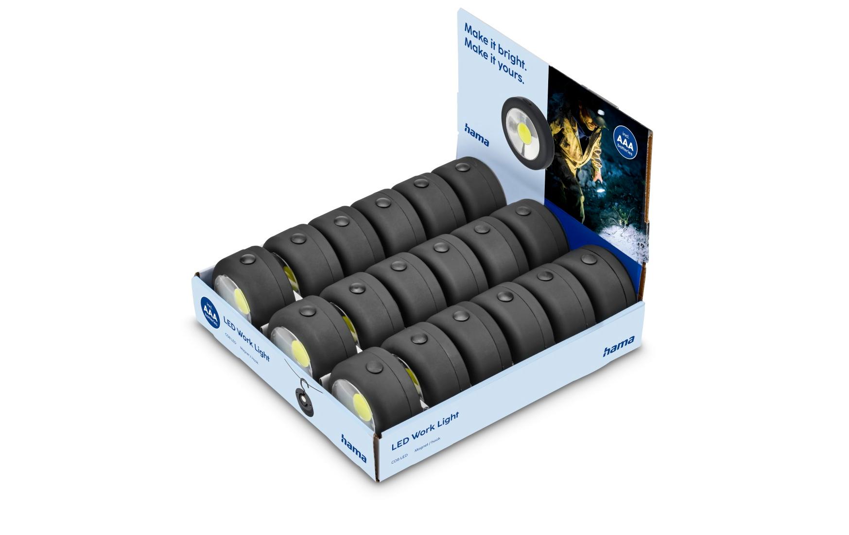 Hama W140 LED Kunststoff Schwarz 1.8 W 140 lm kaufen Schweiz | Mediatech.ch
