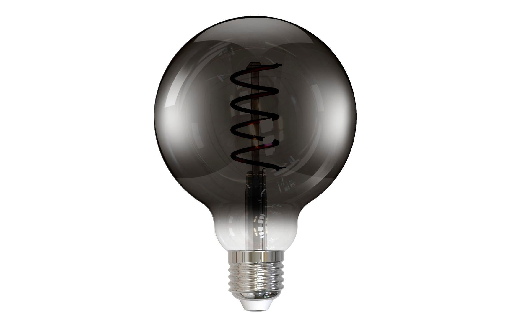 Hama Globe G95 E27, smoke, klar, extra warmweiss, dimmbar kaufen Schweiz | Mediatech.ch