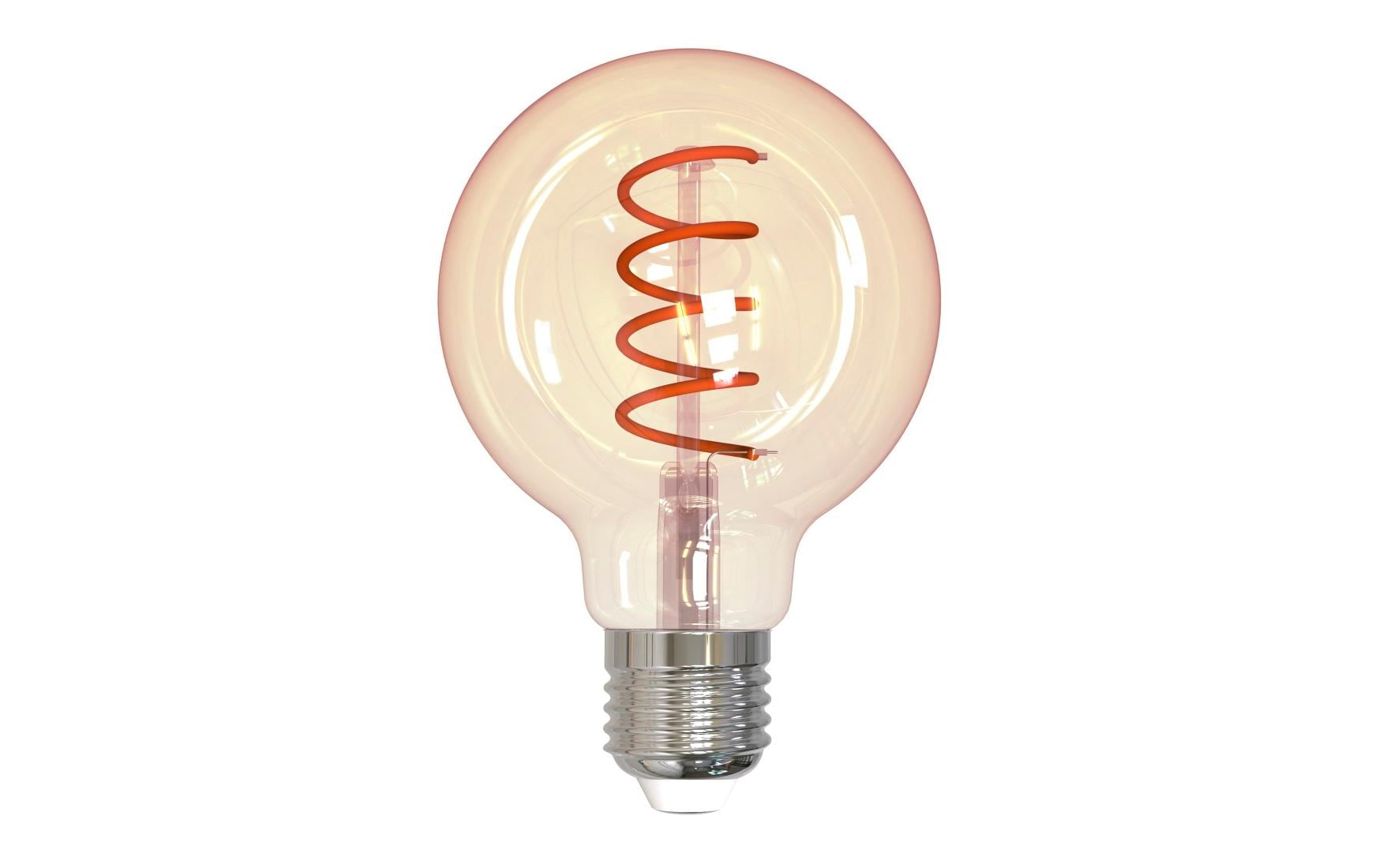 Hama Globe G80 E27, amber, klar, extra Warmweiss, dimmbar kaufen Schweiz | Mediatech.ch