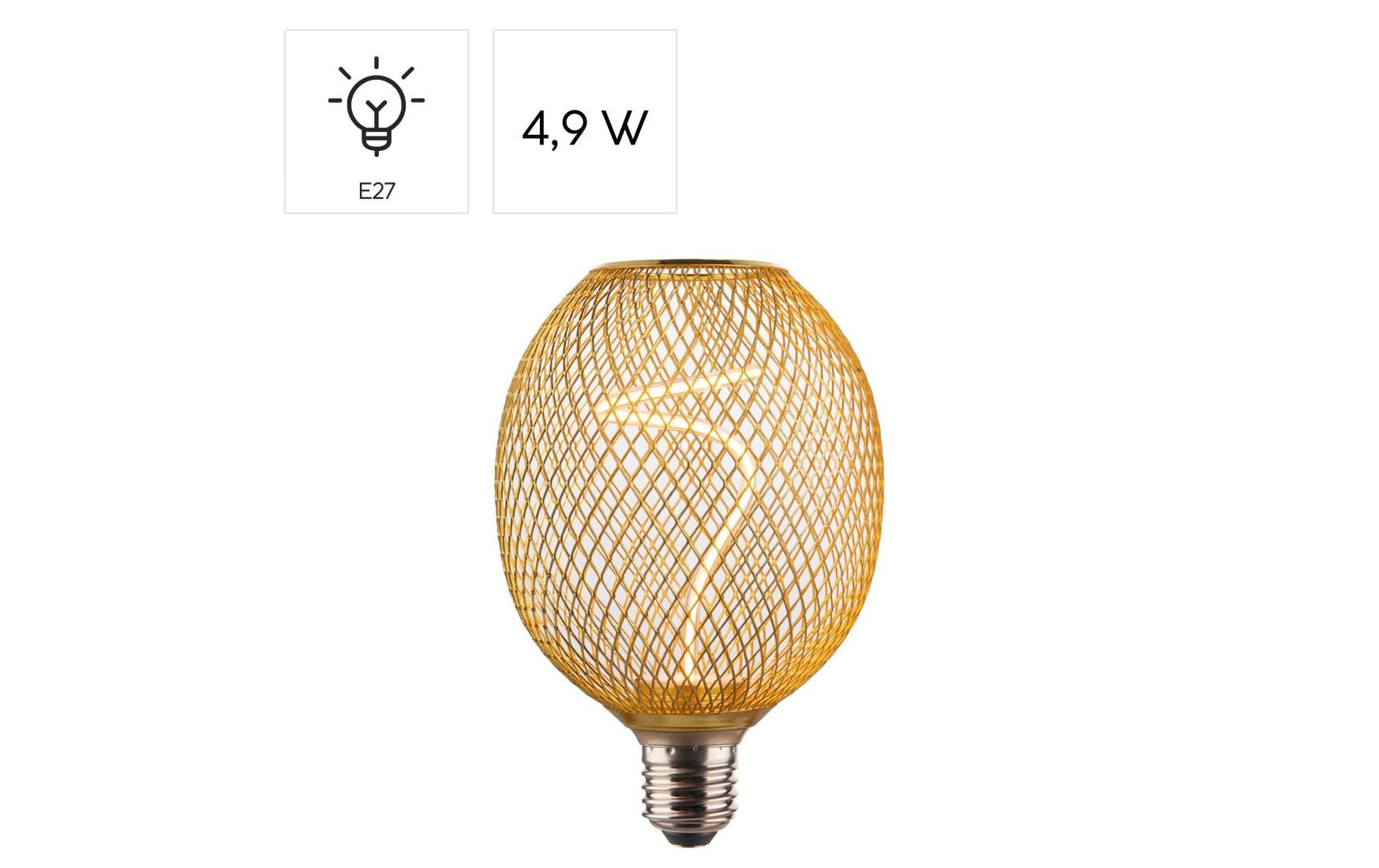 2235145_1 - Mediatech Hama LED-Filamentlampe E27 Mesh Amber Klar Extra Warmweiss