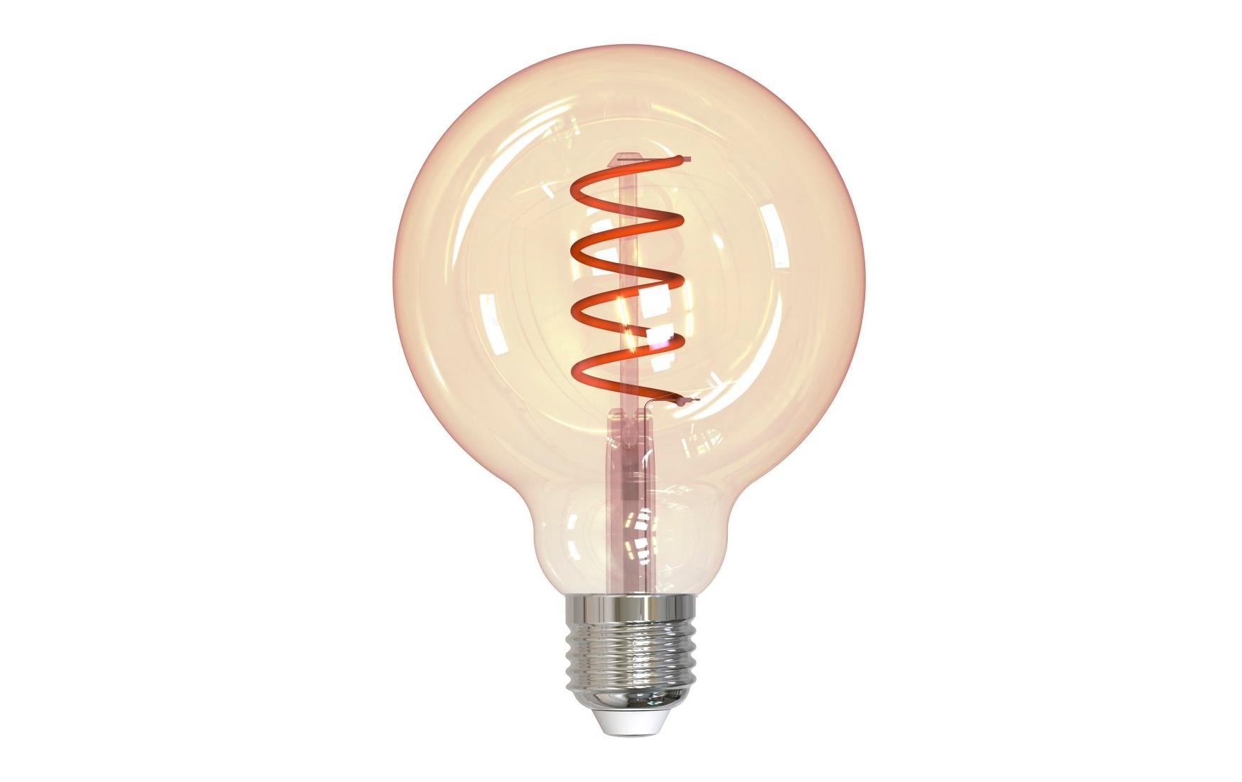 Hama Globe G95 E27, amber, klar, extra warmweiss, dimmbar kaufen Schweiz | Mediatech.ch