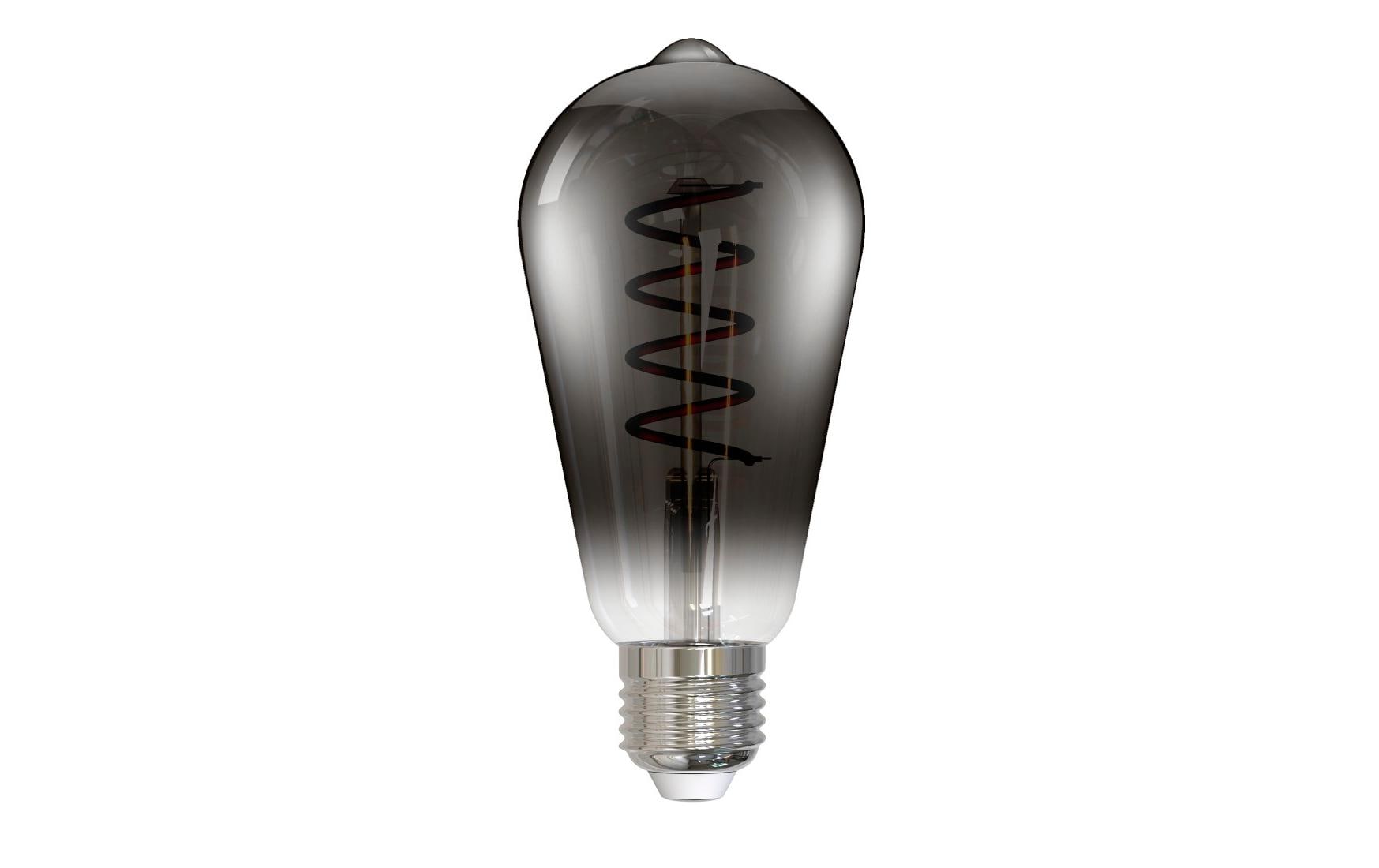 Hama Edison ST64 E27, Smoke, Klar, Extra Warmweiss, dimmbar kaufen Schweiz | Mediatech.ch