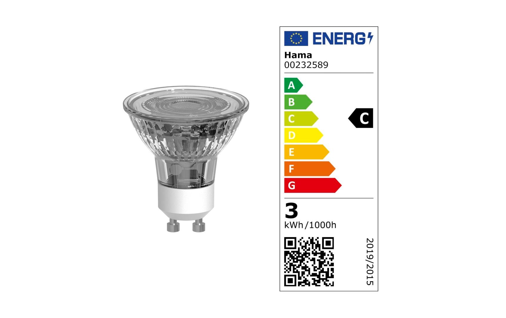 2235174_1 - Mediatech Hama LED-Lampe GU10, 350lm, 35W, Reflektor PAR16, klar