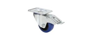 Adam Hall Hardware Lenkrolle 372091 80 mm, blaues Rad, Feststeller kaufen Schweiz | Mediatech.ch