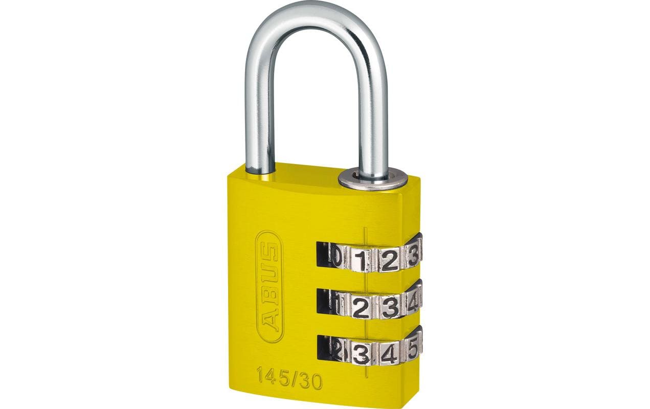 ABUS 145/30 gelb Lock-Tag Vorhangschloss kaufen Schweiz | Mediatech.ch