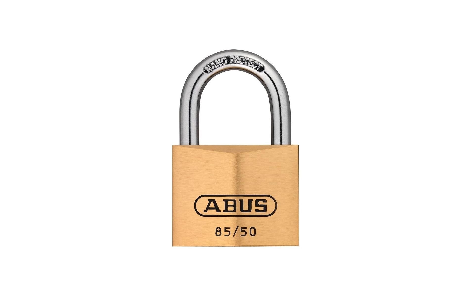 ABUS 85/50 vs. Vorhangschloss
