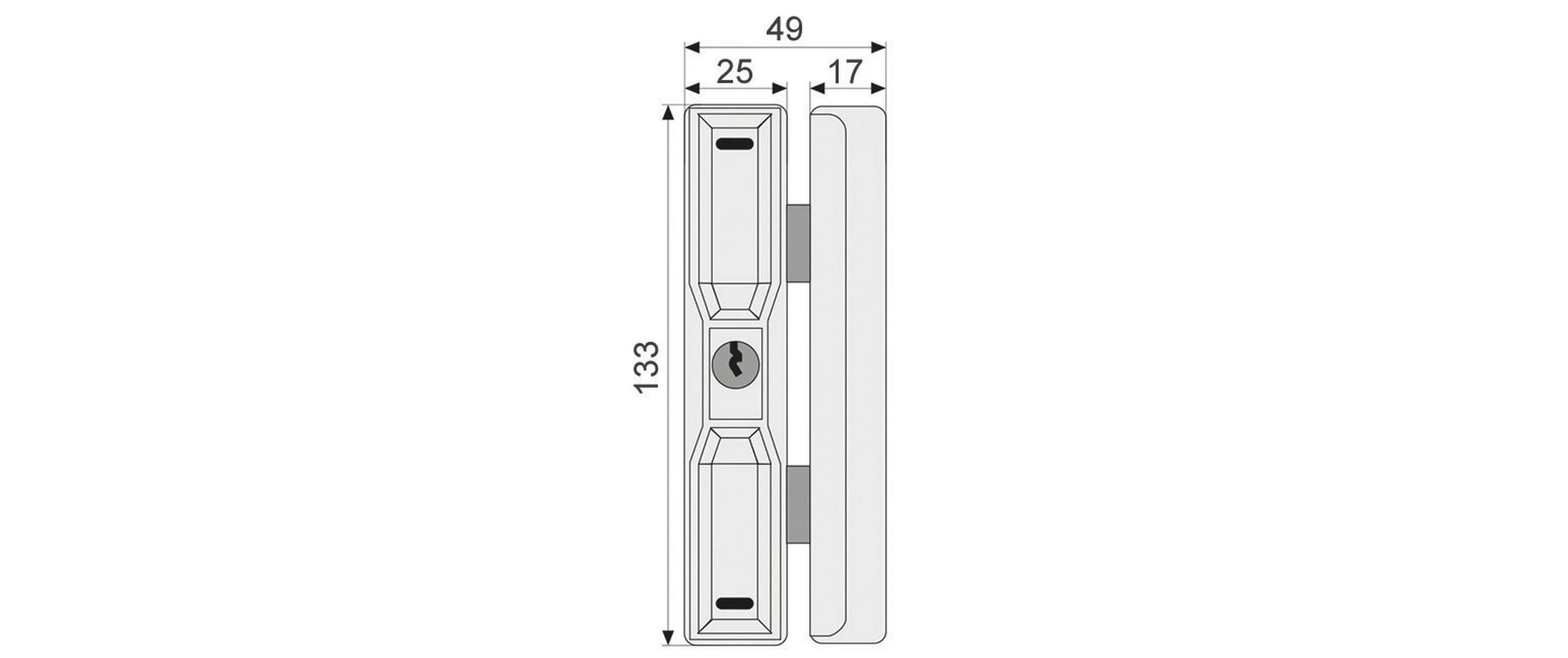 2235760_1 - Mediatech ABUS FTS88 W AL0125 Fenstersicherung