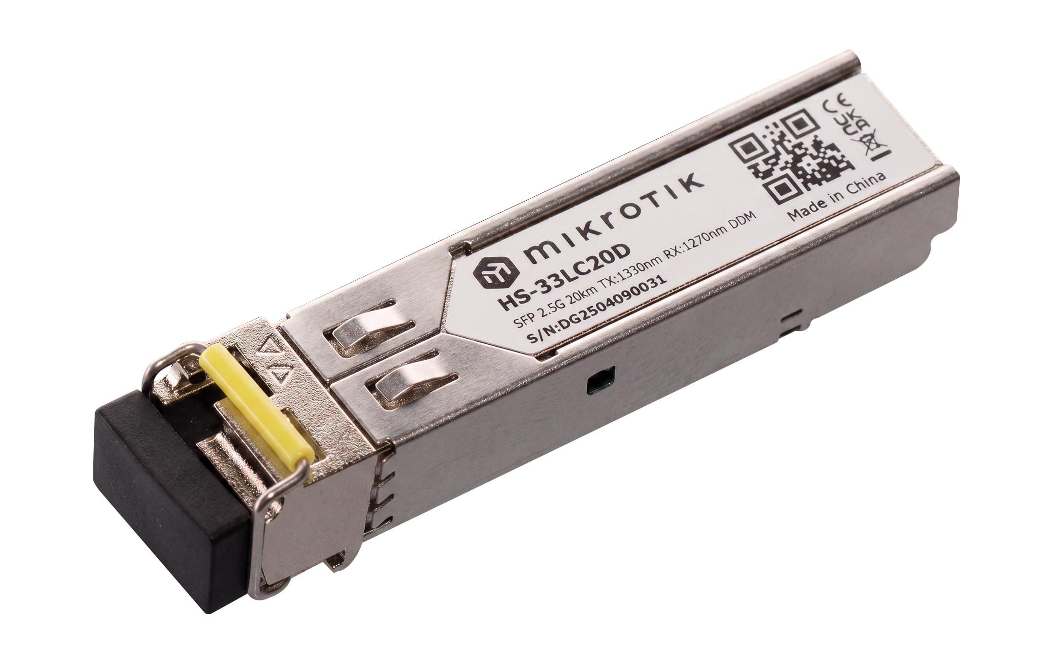 Mikrotik SFP+BiDi Modul Set: HS-2733LC20D 10/2.5Gbps, 20Km, SM, Simplex, A+B Modul kaufen Schweiz | Mediatech.ch