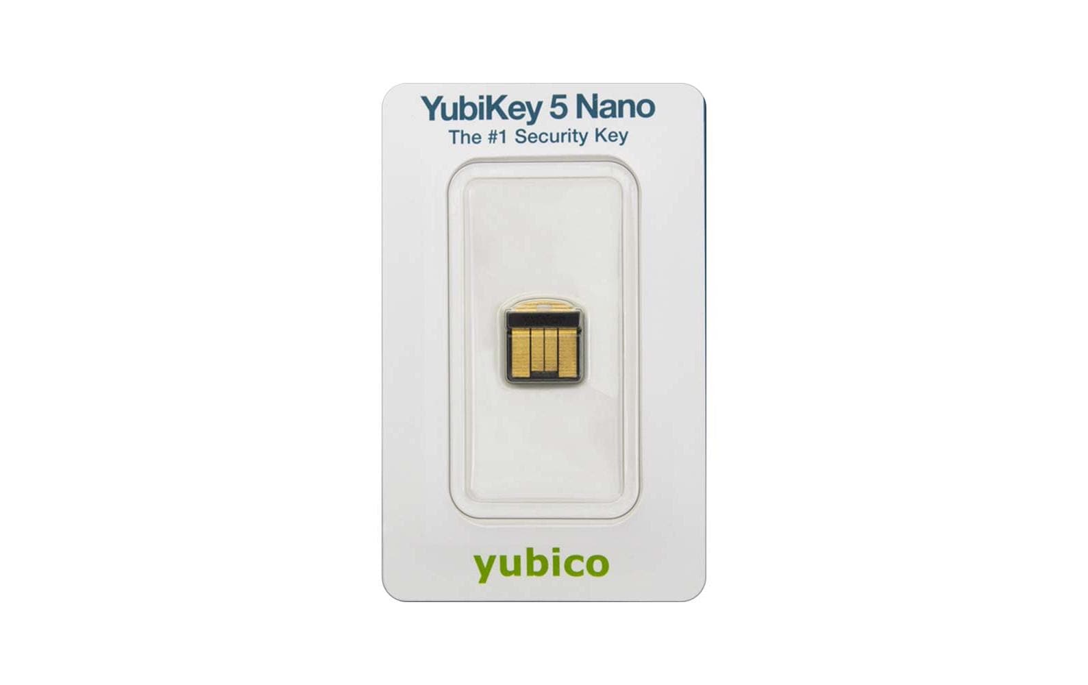 Yubico YubiKey 5 Nano, Firmware 5.8 USB-A, IP68, FIDO2, FIDO U2F, OTP, OATH-HOTP kaufen Schweiz | Mediatech.ch