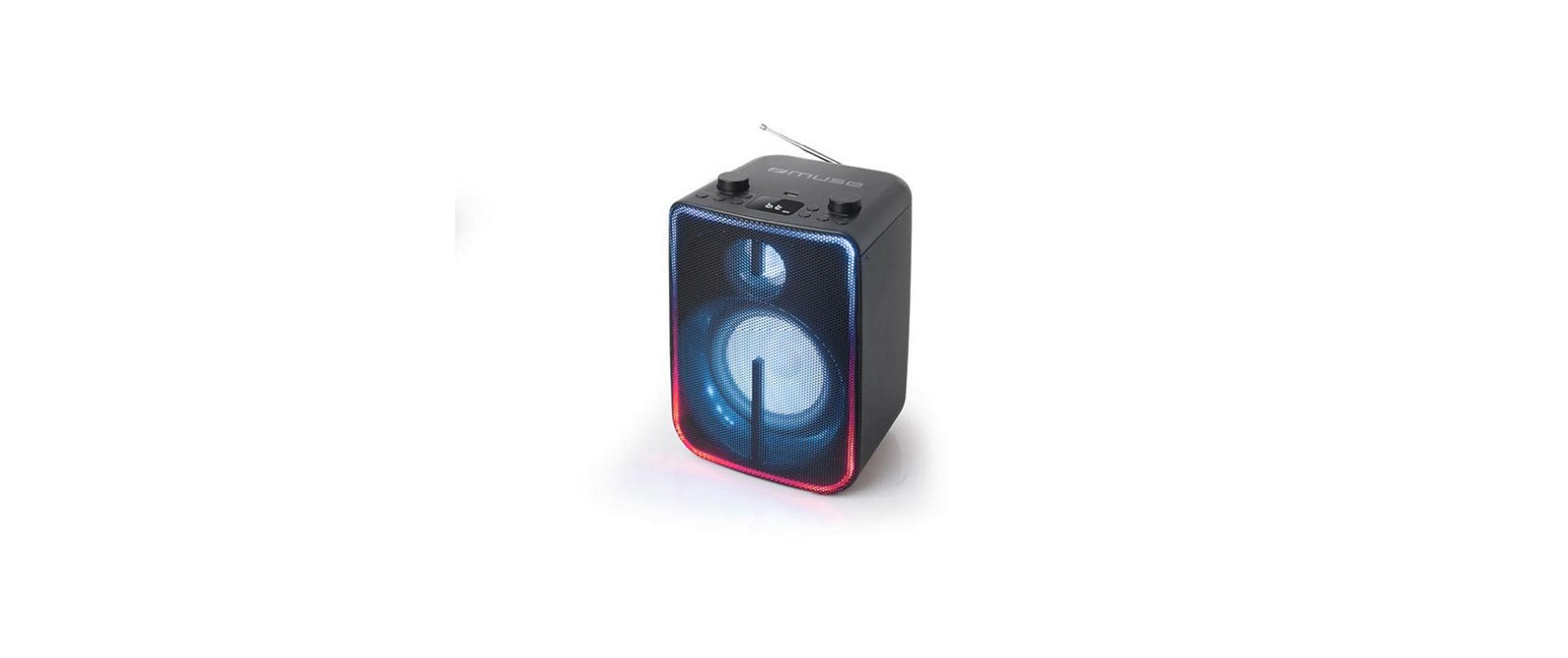 MUSE M-1802 DJ Partyspeaker mit Radio Digitalanzeige und kaufen Schweiz | Mediatech.ch