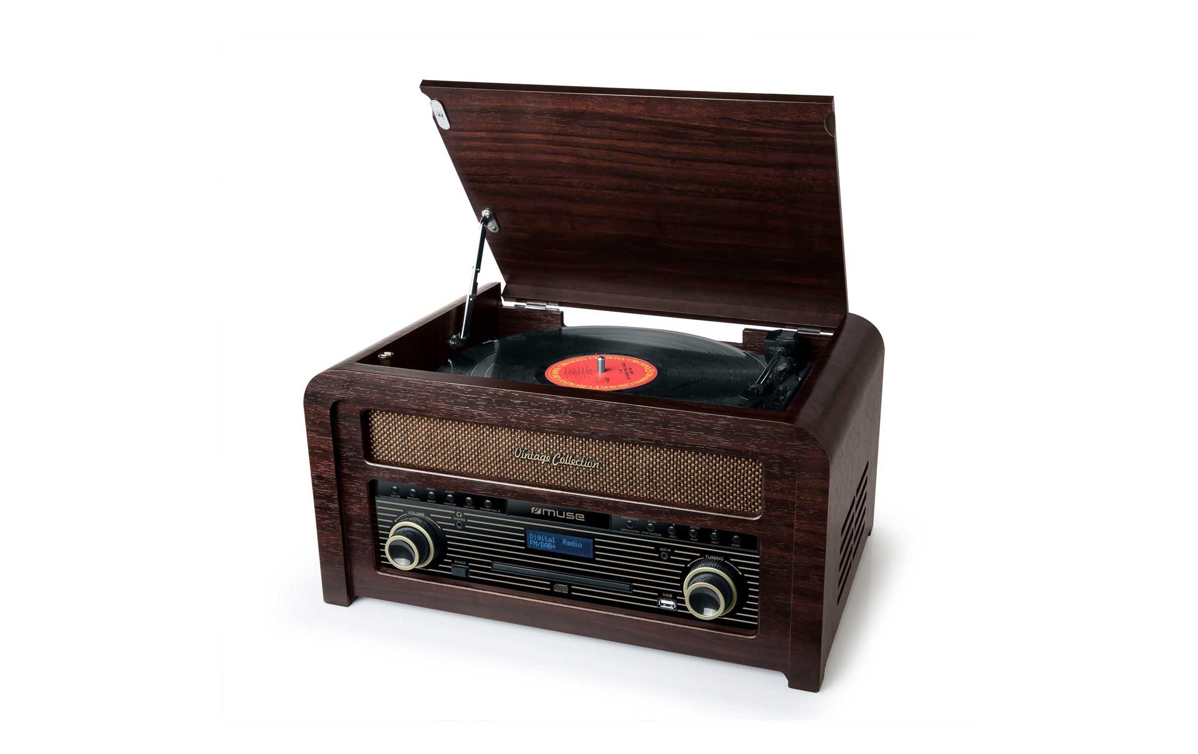 MUSE MT-115 DAB+, Bluetooth, USB, Dunkel Holz kaufen Schweiz | Mediatech.ch