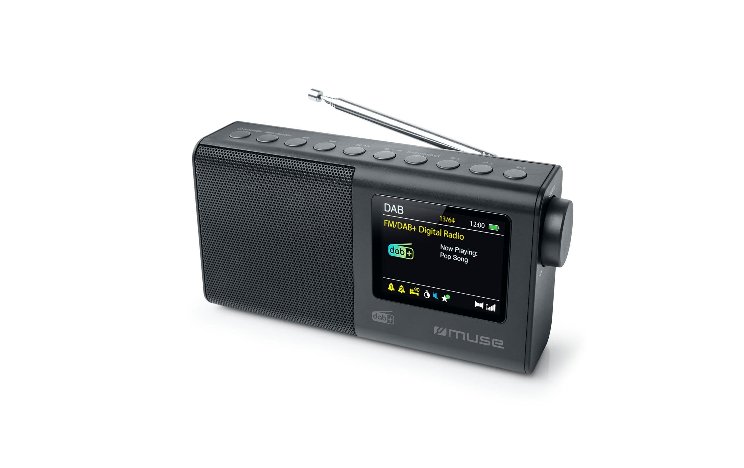 MUSE M-117 DB Tragbar, DAB+, FM, 2.8 Zoll TFT Farbdisplay kaufen Schweiz | Mediatech.ch