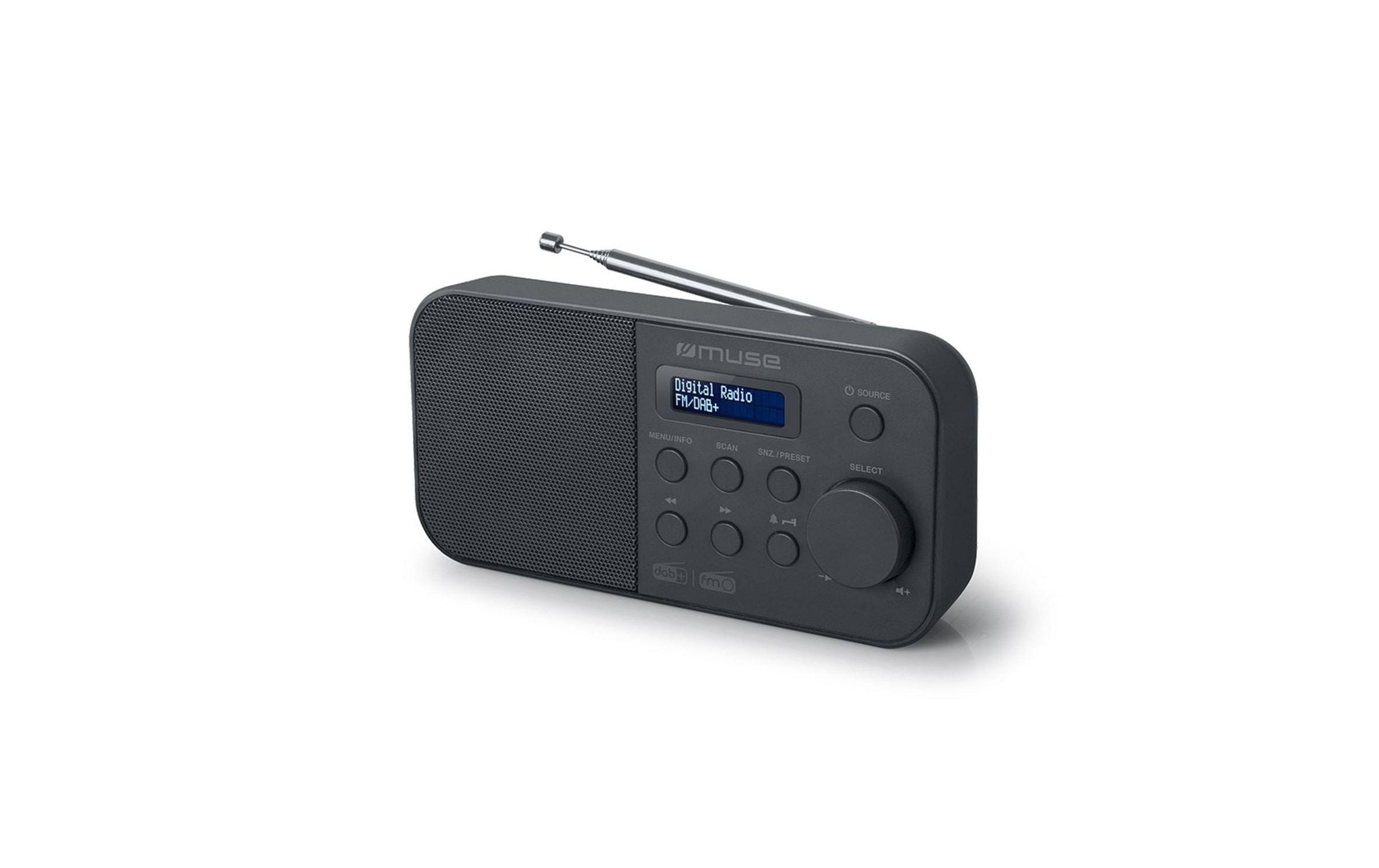 MUSE M-109 DB Tragbar, DAB+, FM, Digitalanzeige, Schwarz kaufen Schweiz | Mediatech.ch