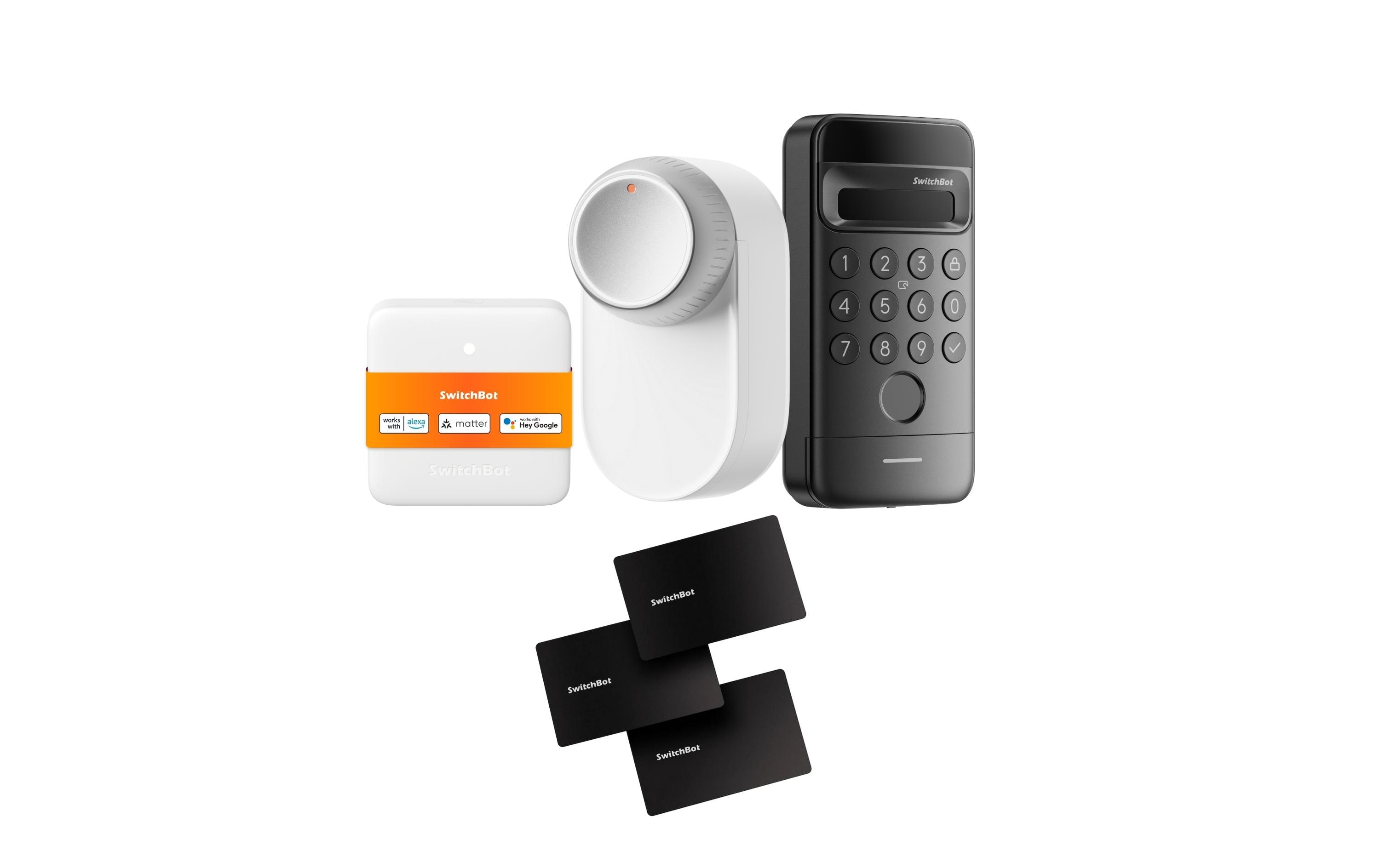 SwitchBot Smart Lock Ultra Vision Combo Aluminiumlegierung Weiss kaufen Schweiz | Mediatech.ch