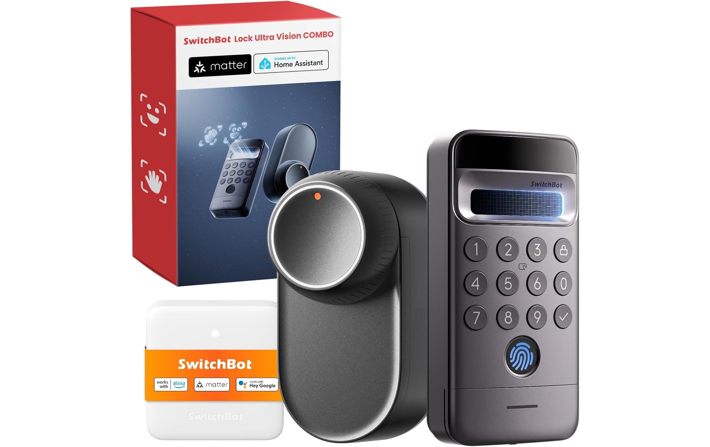 SwitchBot Smart Lock Ultra Vision Pro Combo Aluminium Bluetooth WLAN kaufen Schweiz | Mediatech.ch